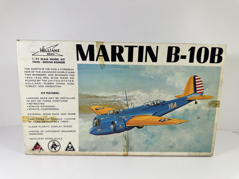 Williams Bros 72-210 Martin B-10B, 1:72 Scale