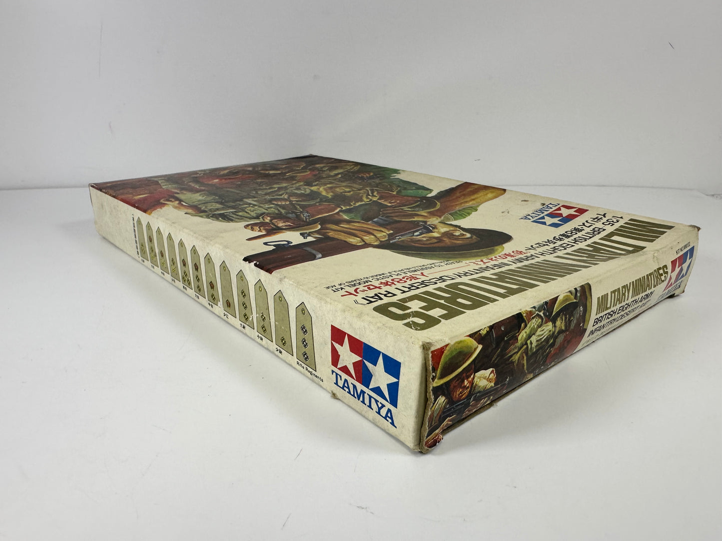 Tamiya MM132 Military Miniatures 'British Eighth Army Infantry' (Desert Rat) 1:35 Scale
