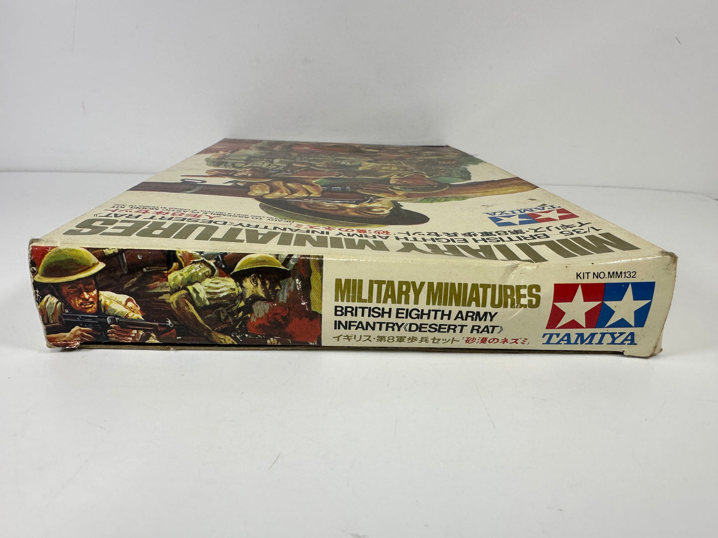 Tamiya MM132 Military Miniatures 'British Eighth Army Infantry' (Desert Rat) 1:35 Scale