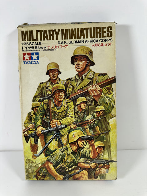 Tamiya MM137 Military Miniatures D.A.K. German Africa Corps, 1:35 Scale