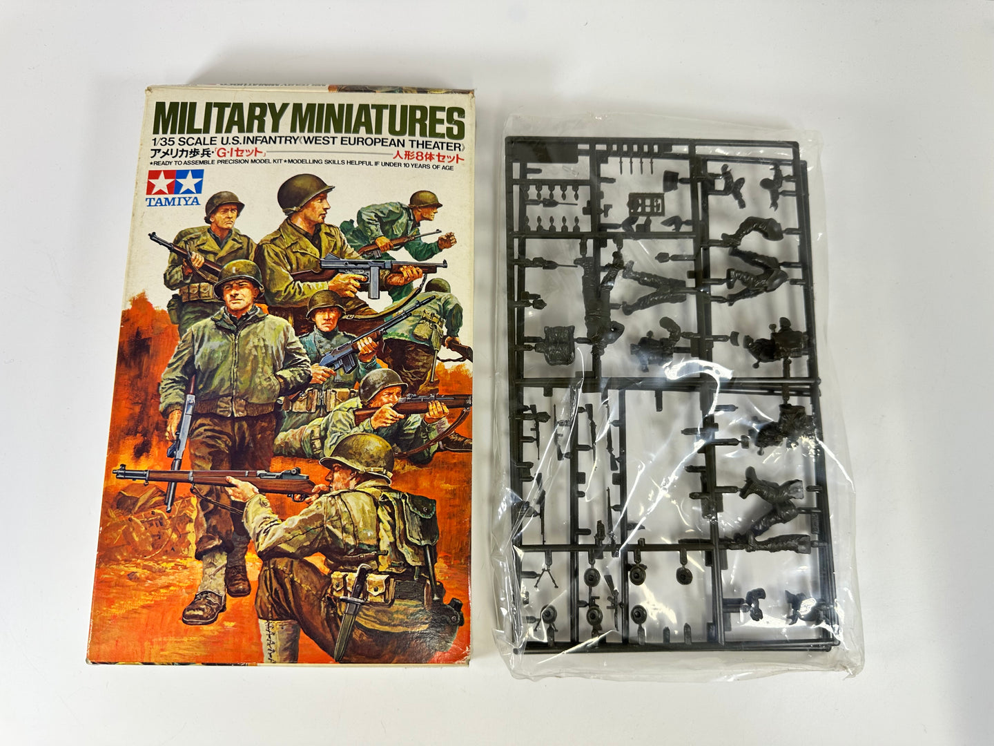 Tamiya 3548 Military Miniatures U.S. Infantry (West European Theater) 1:35 Scale
