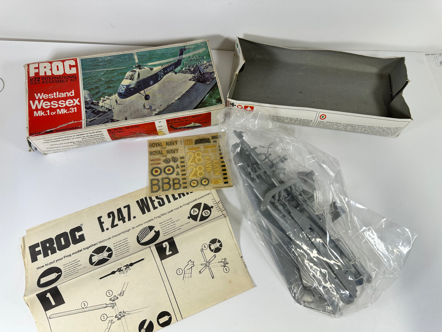 Frog F247 Westland Wessex Mk.1 or Mk.31, 1: 72 Scale