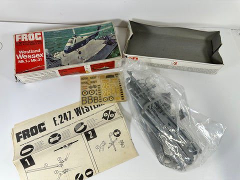 Frog F247 Westland Wessex Mk.1 or Mk.31, 1: 72 Scale