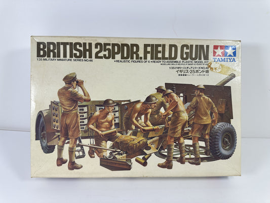 Tamiya MM146 British 25PDR.Field Gun, 1:35 Scale