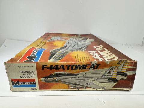 Monogram 5803 F-14A Tomcat, 1:48 Scale