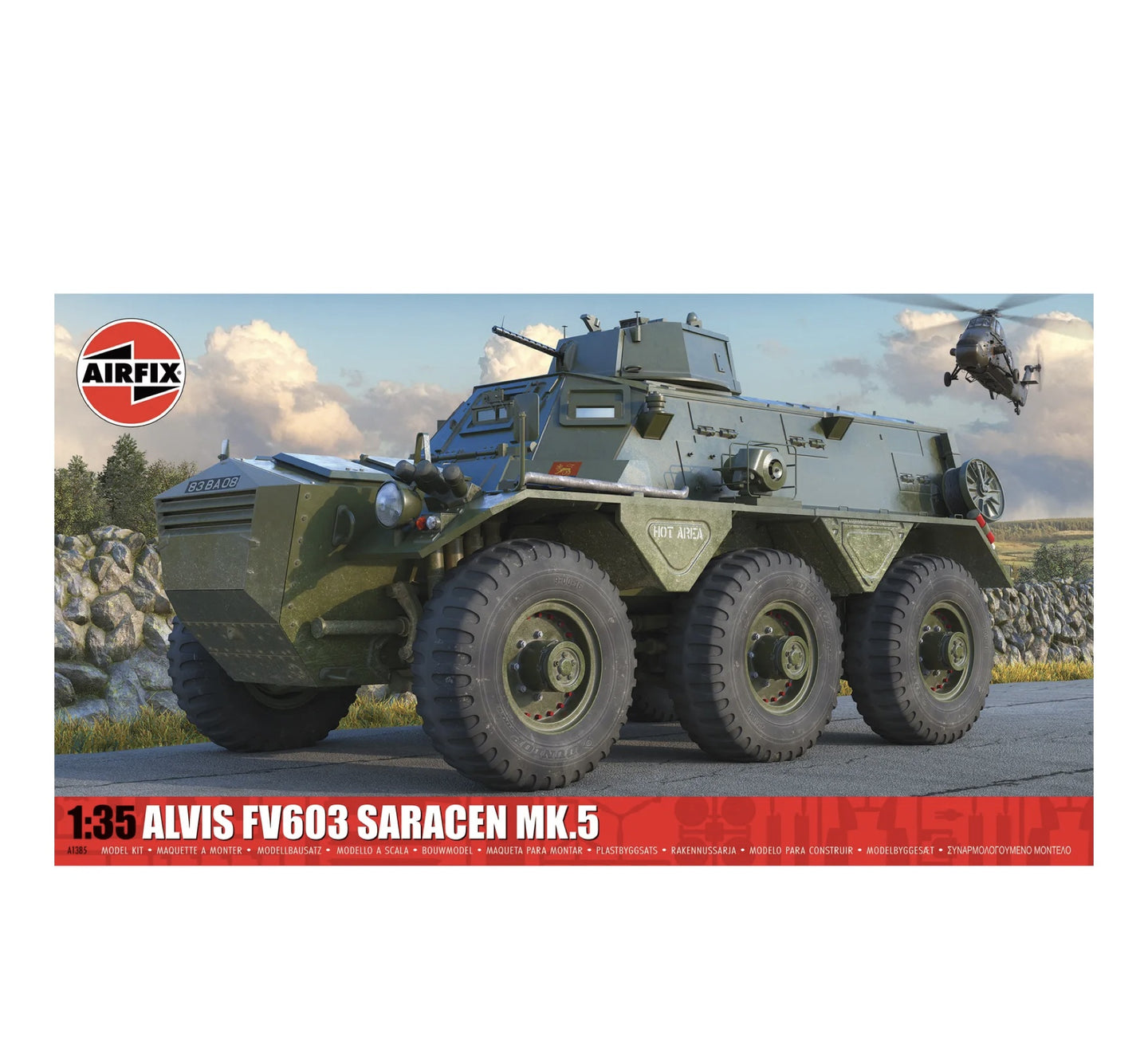 Airfix Alvis FV603 Saracen Mk.5 1:35 Scale, A1385