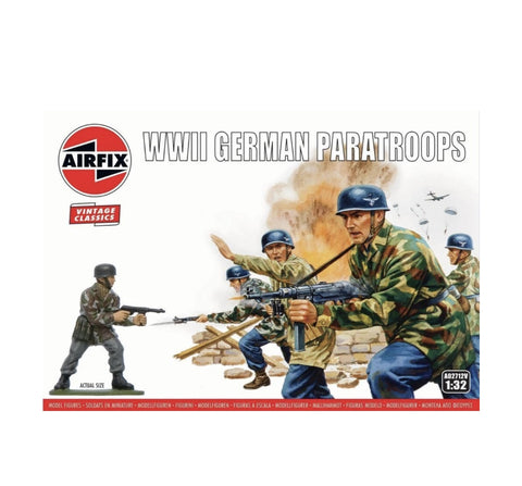 Airfix WWII German Paratroops 1:32 Scale, A02712V