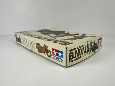 Tamiya MM116 B.M.W. R75 German Motorcycle with Side Car, 1:35 Scale