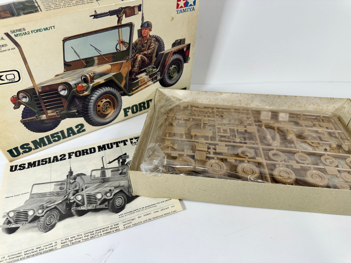 Tamiya MM223 Truck Utility: 1/4 ton (4x4) U.S.M151A2 Ford Mutt 1:35 Scale