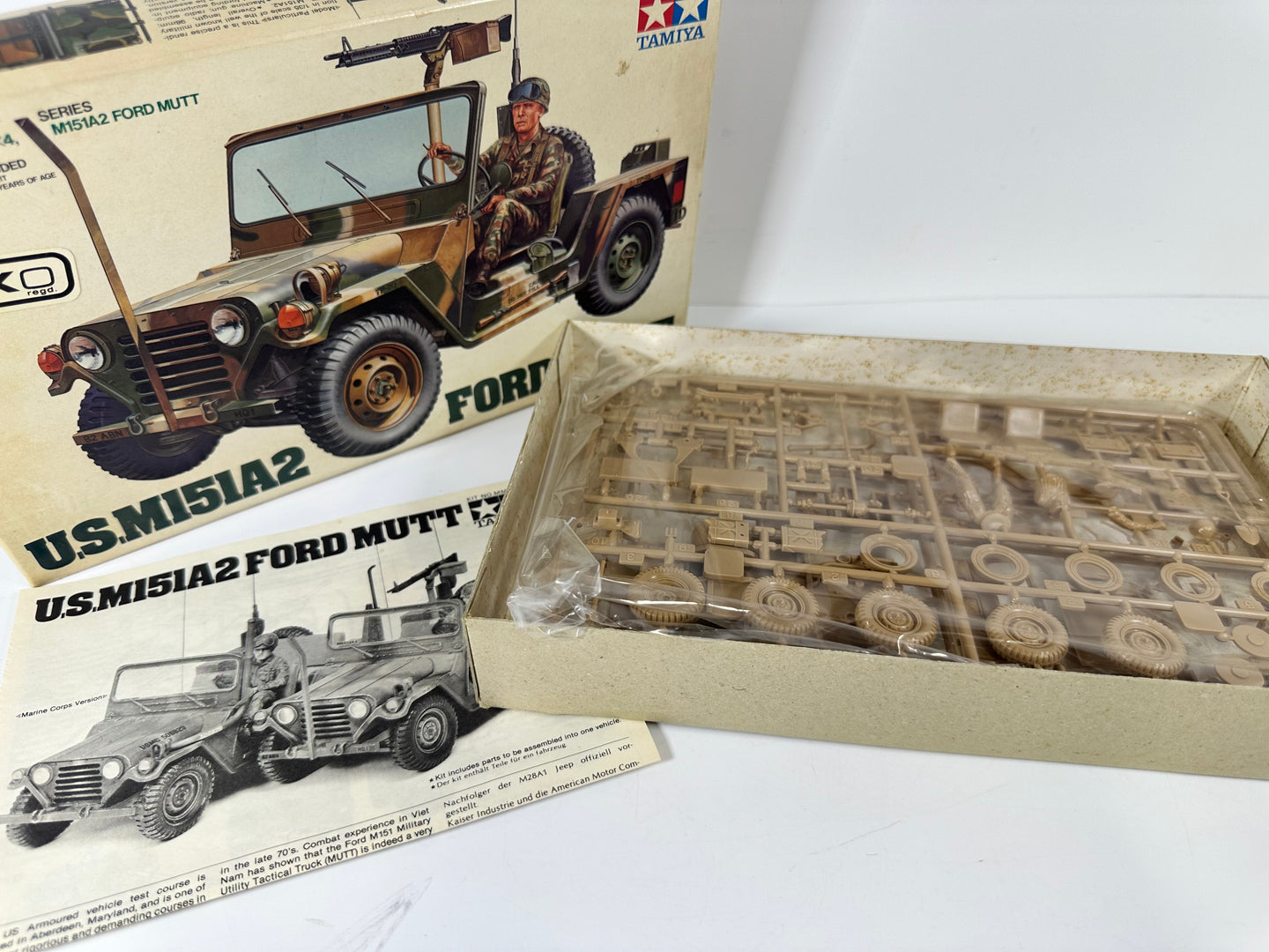 Tamiya MM223 Truck Utility: 1/4 ton (4x4) U.S.M151A2 Ford Mutt 1:35 Scale