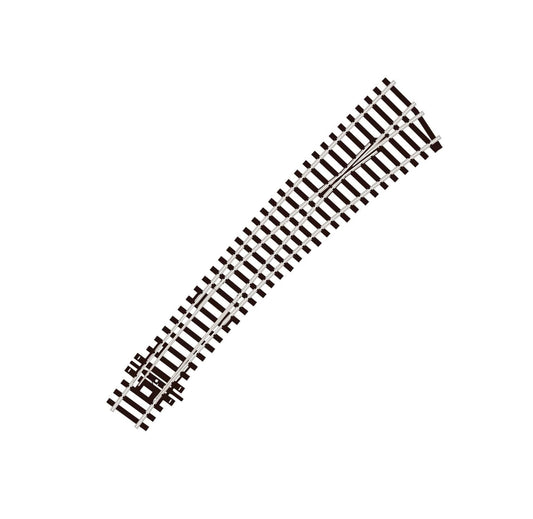 SL-E86 - R/H Curved Turnout, Large Radius, Code 100 (Electrofrog) (OO/HO)