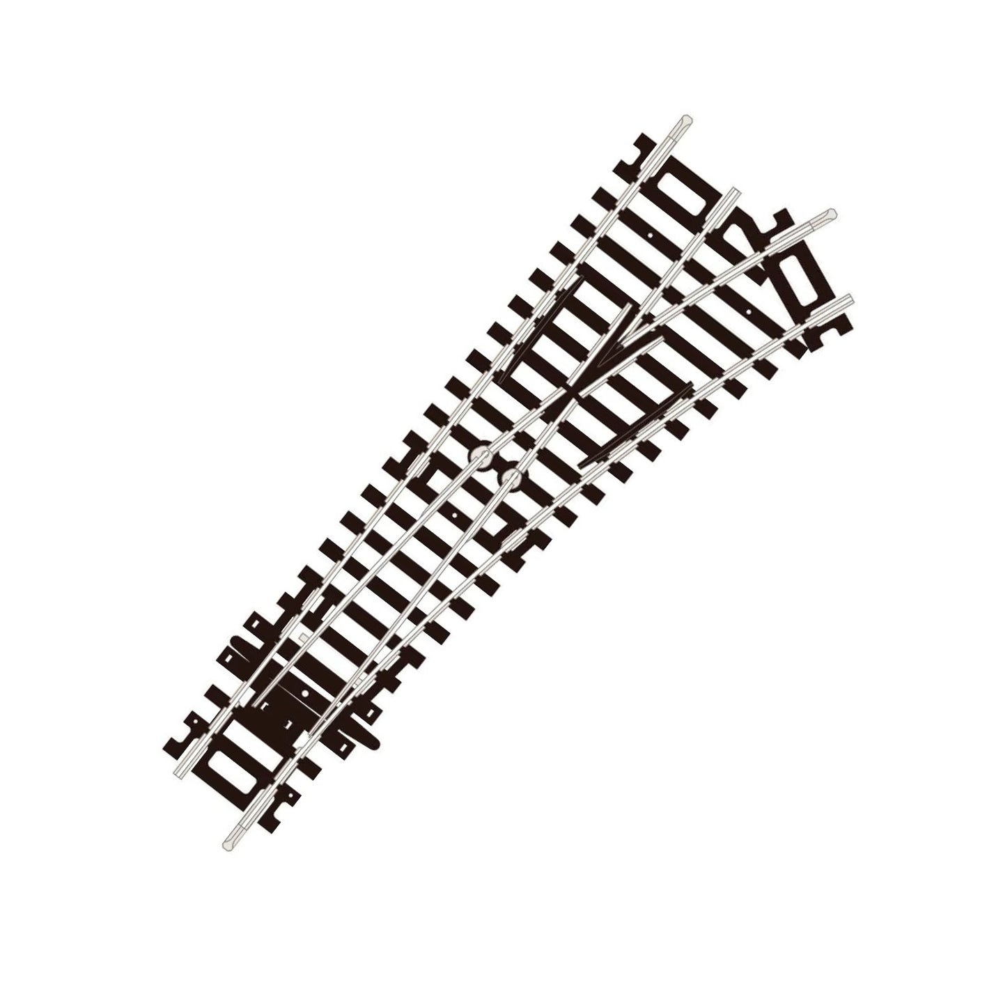 ST-240 - R/H Turnout, 2nd Radius, Code 100 (Setrack) (OO/HO)