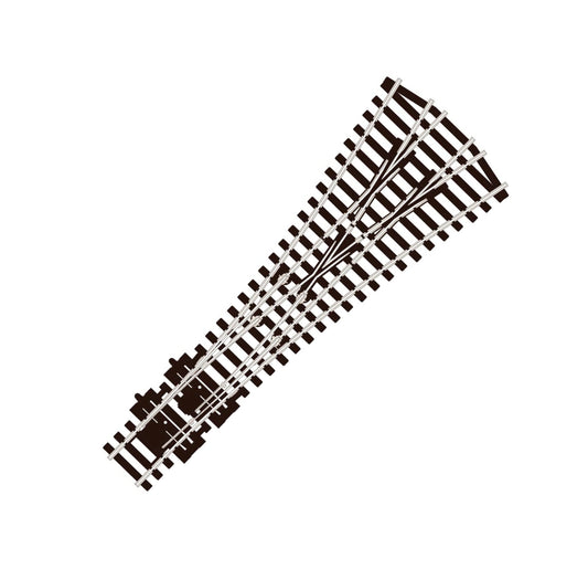 SL-E99 - 3 Way Turnout, Medium Radius, Code 100 (OO/HO)