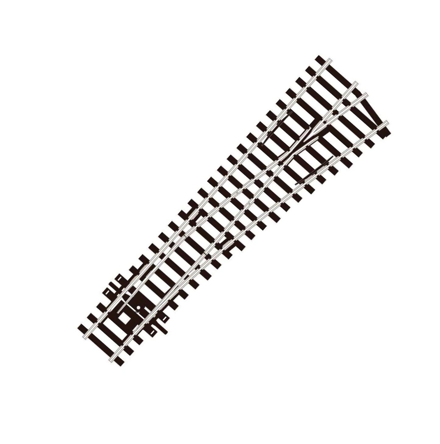 SL-E91 - R/H Turnout, Small Radius, Code 100 (Electrofrog) (OO/HO)