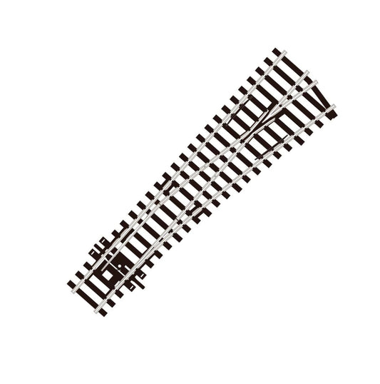 SL-E91 - R/H Turnout, Small Radius, Code 100 (Electrofrog) (OO/HO)