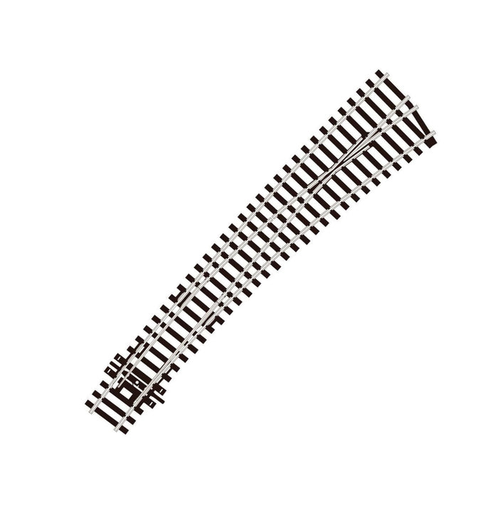 SL-E186 - Fine Scale - R/H Curved Turnout, Large Radius, Code 75 (Electrofrog) (OO/HO)