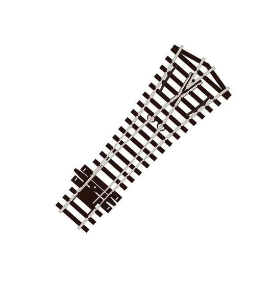 SL-E197 - Fine Scale - Y Turnout, Small Radius, Code 75 (Electrofrog) (OO/HO)