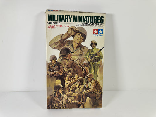 Tamiya 3580 Military Miniatures U.S. Combat Group Set, 1:35 Scale