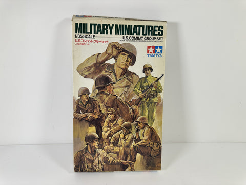 Tamiya 3580 Military Miniatures U.S. Combat Group Set, 1:35 Scale