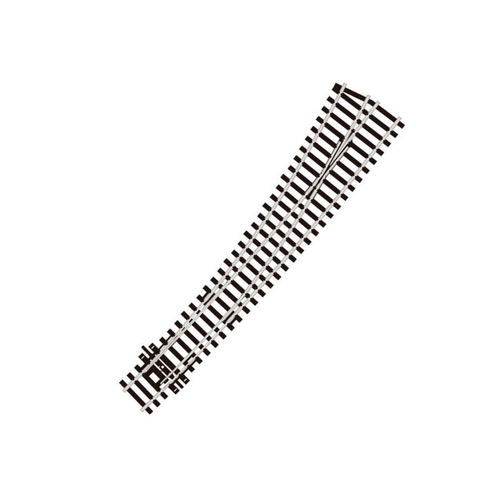 SL-E187 - Fine Scale - L/H Curved Turnout, Large Radius, Code 75 (Electrofrog) (OO/HO)