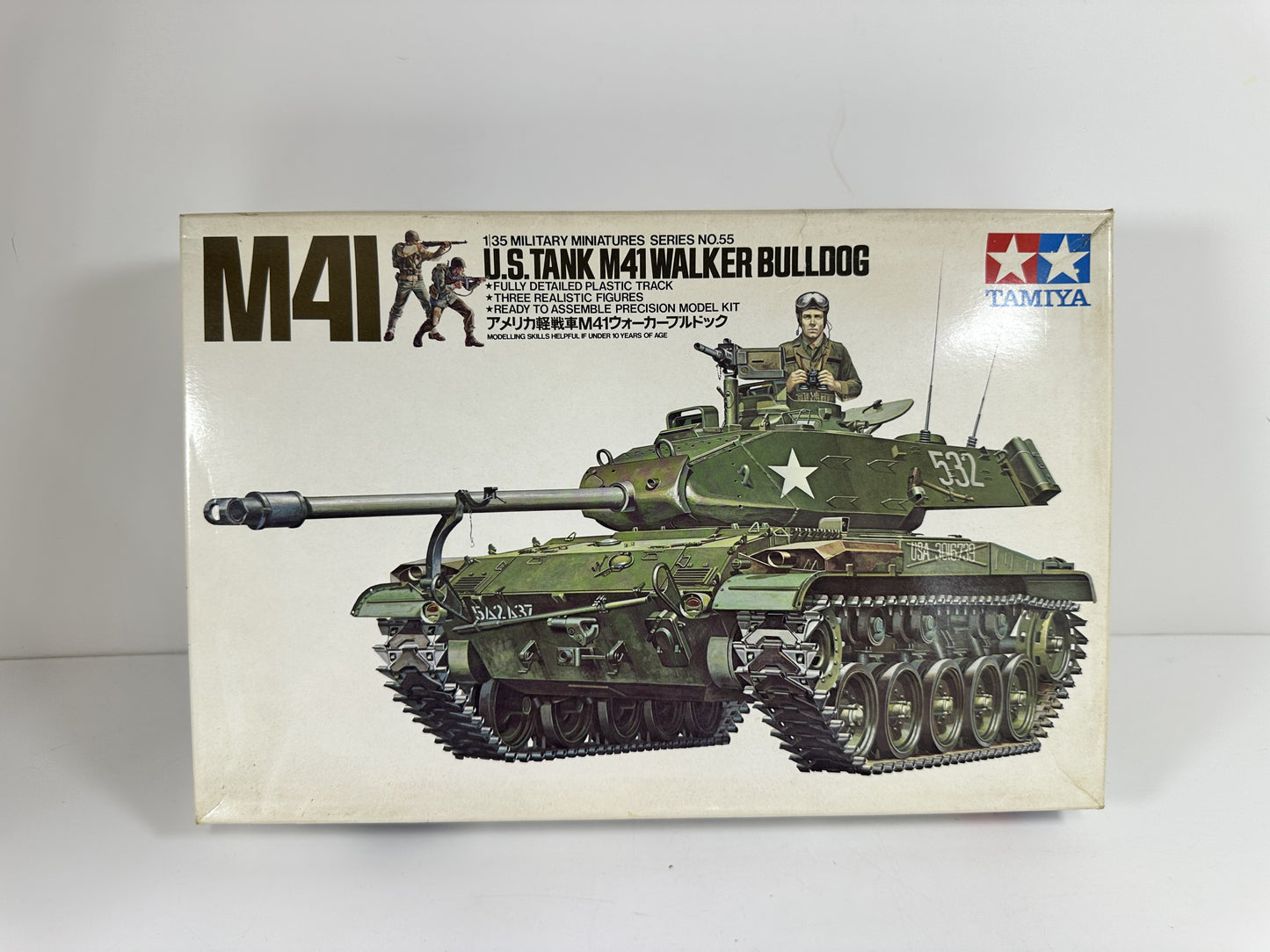 Tamiya MM155 U.S.Tank M41 Walker Bulldog, 1:35 Scale