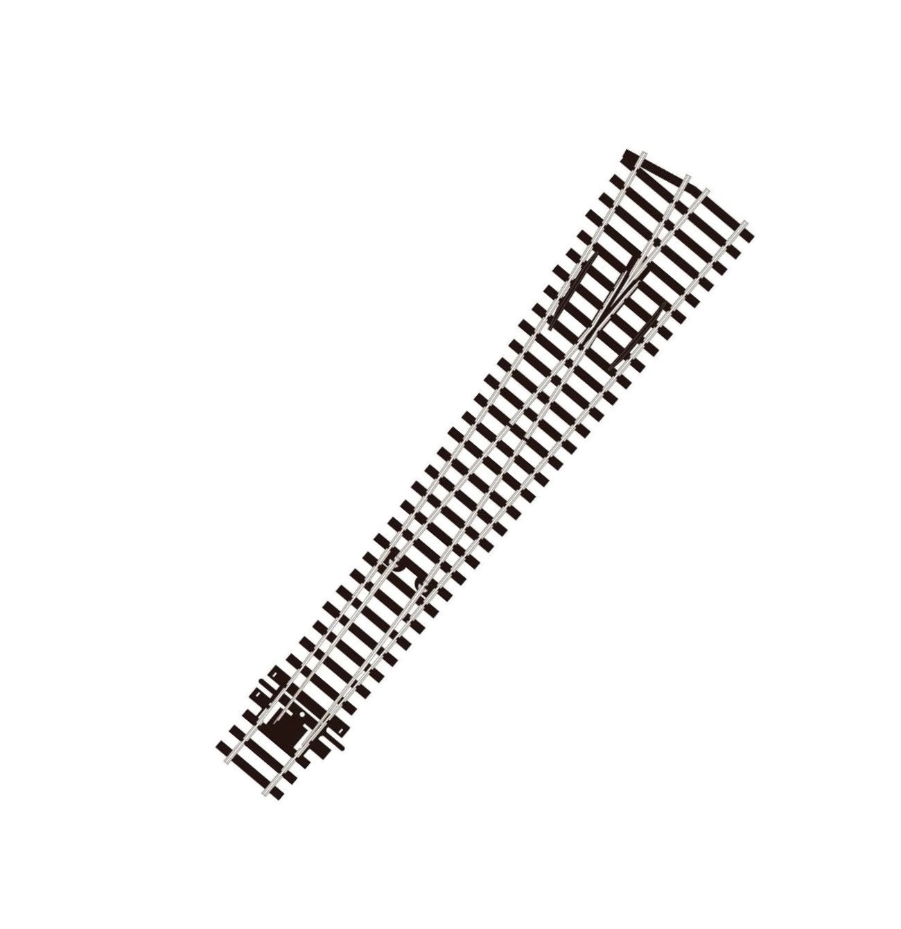 SL-E189 - Turnout, Large Radius, L/H, Code 75 (OO/HO)