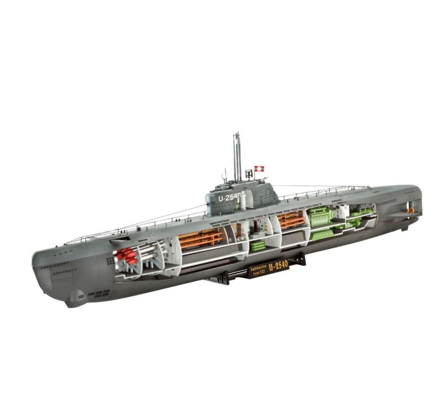 Revell 05078 Type XXI with Interior, 1:144 Scale