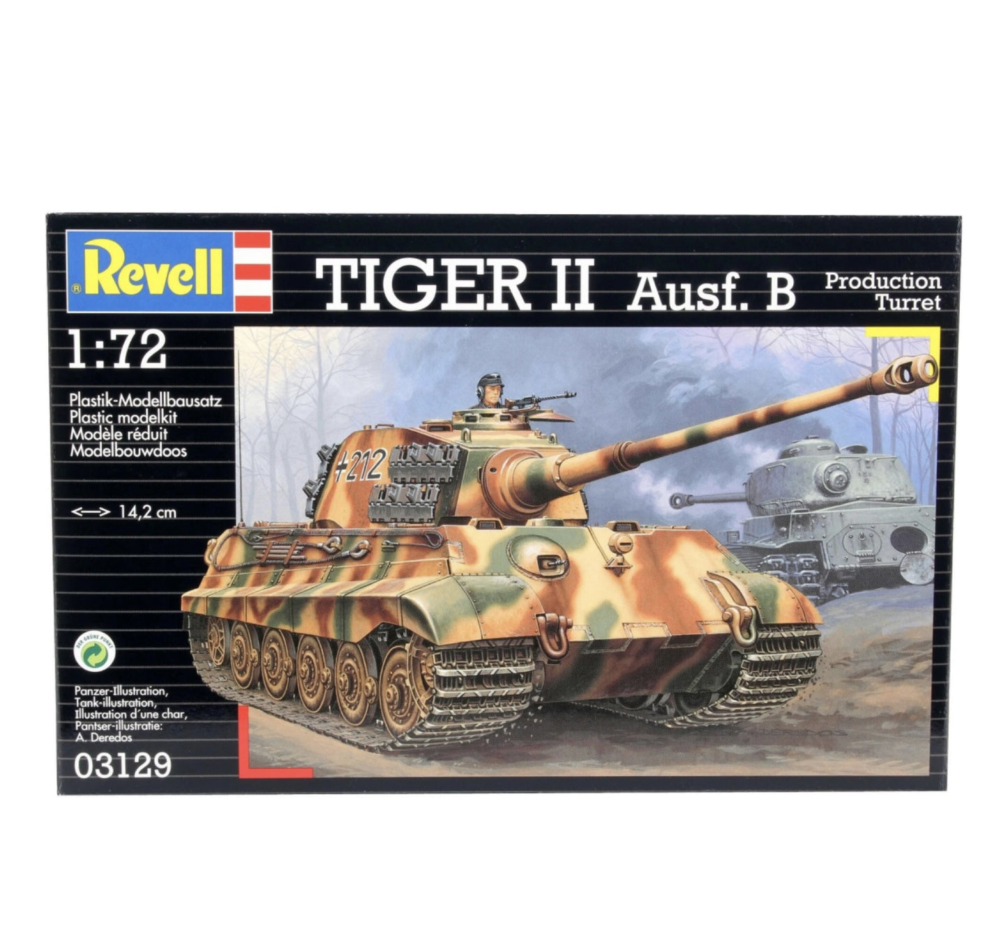 Revell 03129 Tiger II Ausf. B, 1:72 Scale