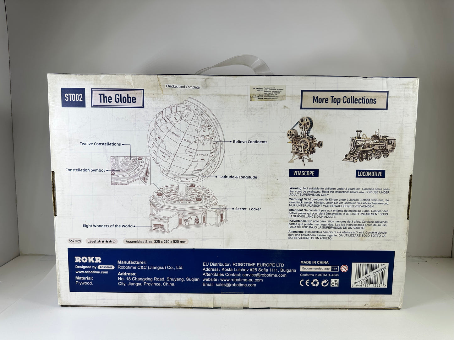 SHK06 - ROKR - ST002, The Globe (Globe Model)