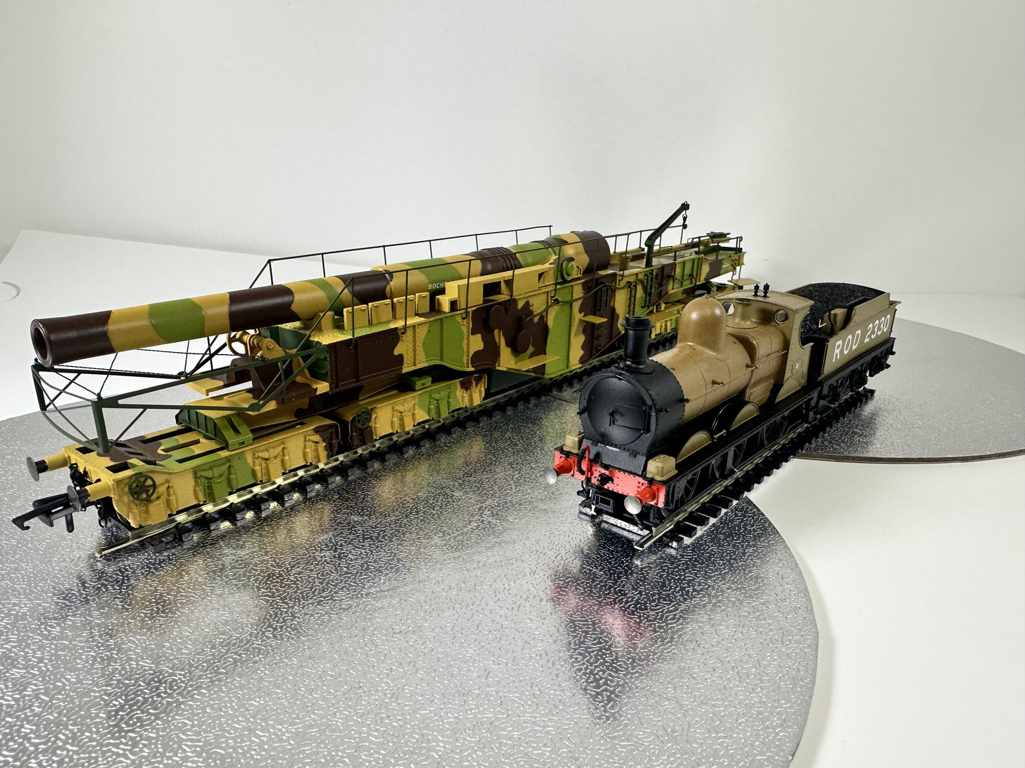 SHL2047 - OR76BOOM01 - Railgun, WWI Boche Buster Camouflage and ROD2330 (Stream) (OO)