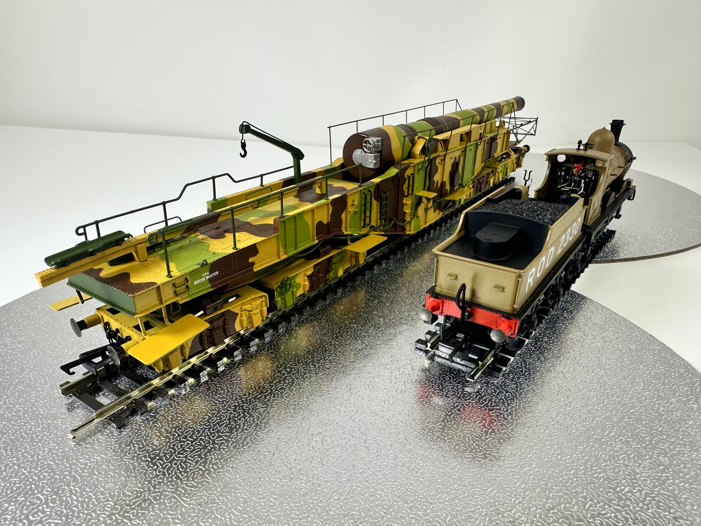SHL2047 - OR76BOOM01 - Railgun, WWI Boche Buster Camouflage and ROD2330 (Stream) (OO)