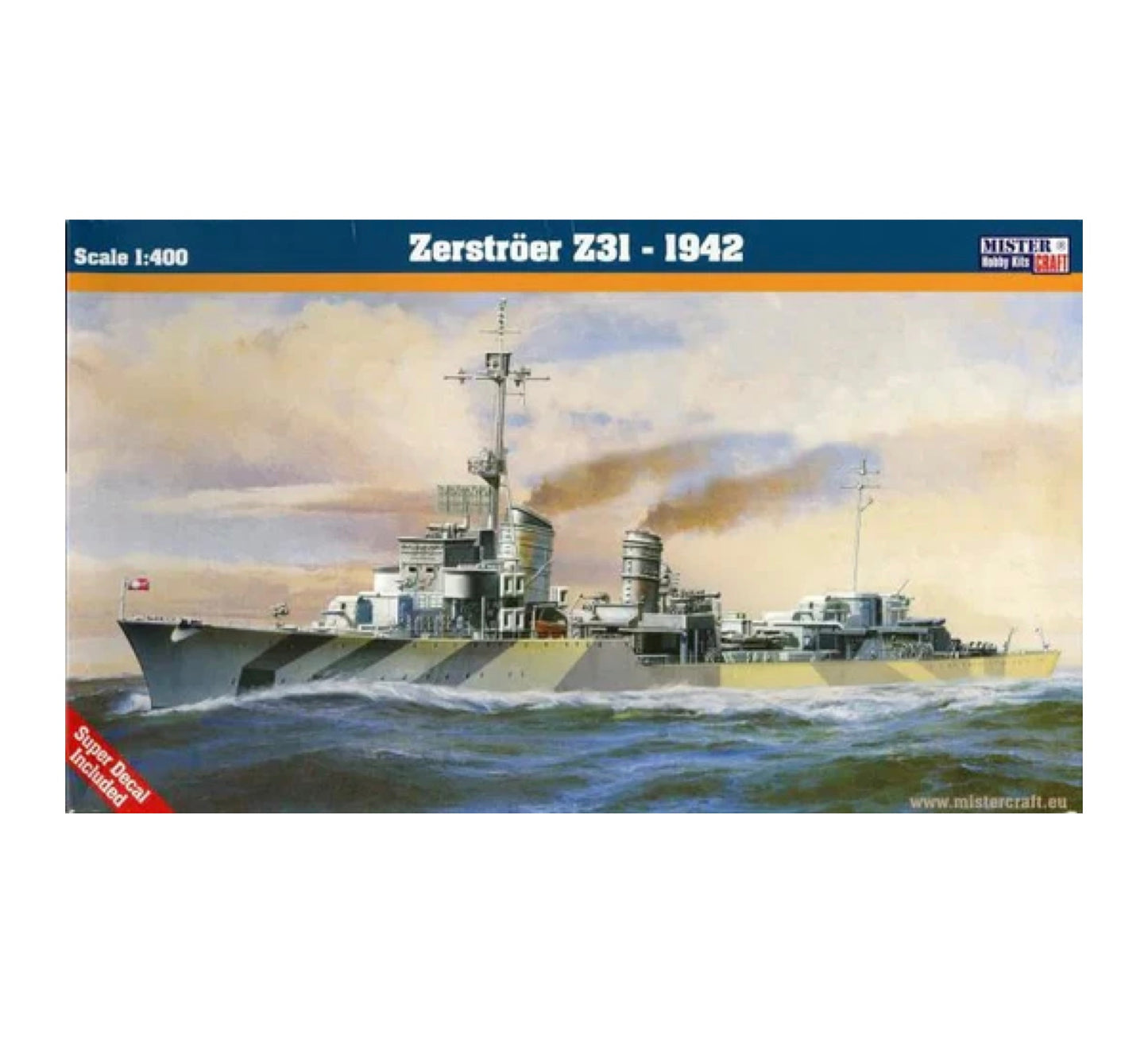 070557 - Zestroer Z-31 1942, 1:400 Scale