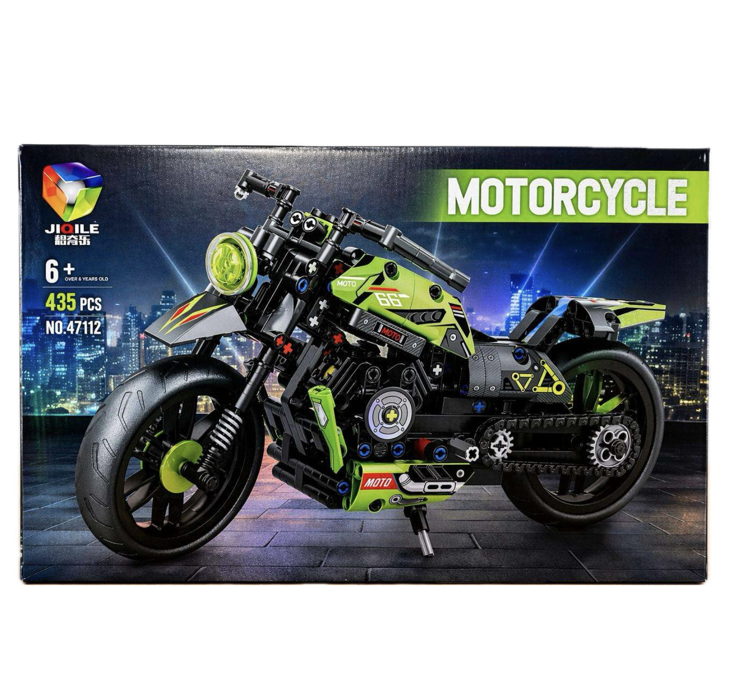 Jiqile Lego Motorcycle, 47112