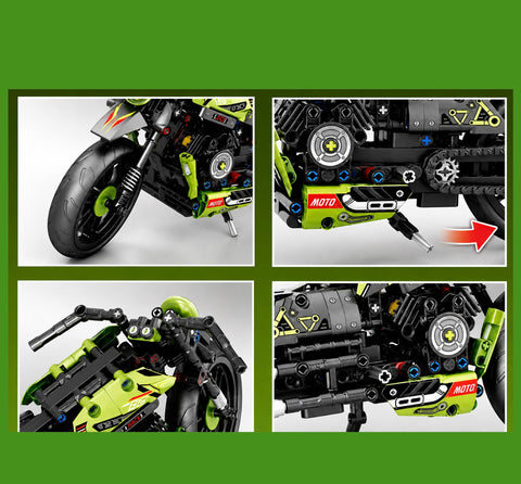 Jiqile Lego Motorcycle, 47112