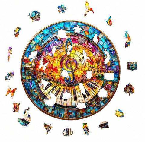 Stained Glass Music, 29 x 29cm (L)