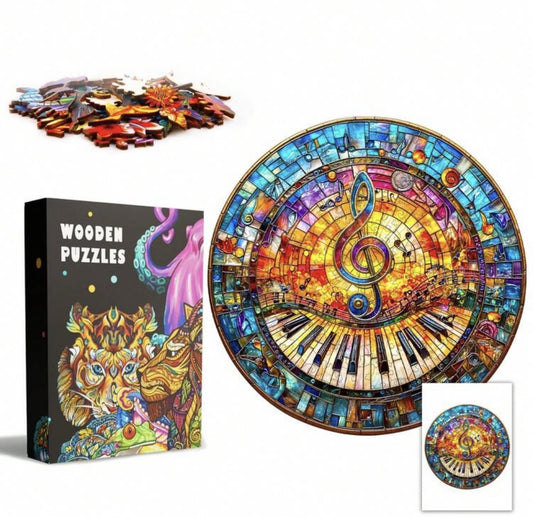 Stained Glass Music, 29 x 29cm (L)