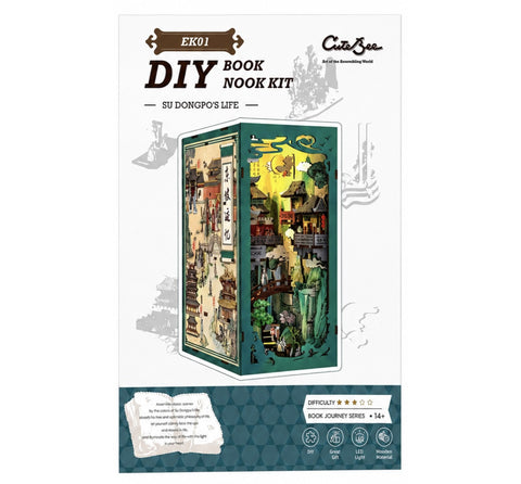 Cutebee SU Dongpo's Life DIY Book Nook, EK01