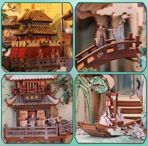 Cutebee SU Dongpo's Life DIY Book Nook, EK01