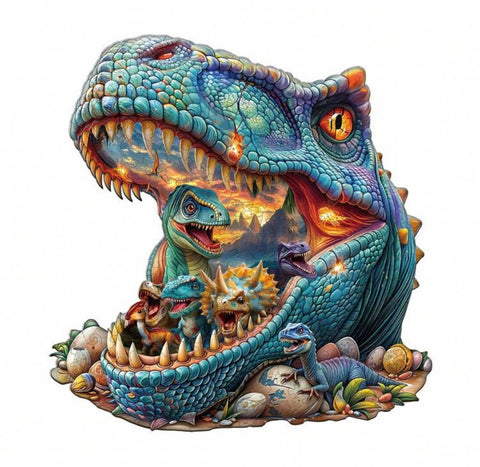 Fantasy Dinosaurs, 29 x 28cm (L)