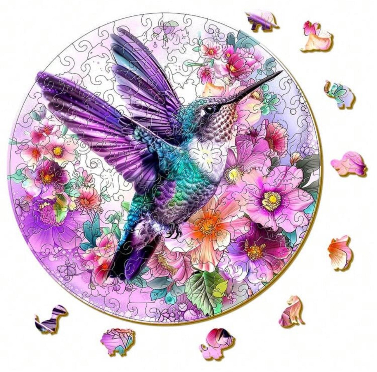 Hummingbird, 28.5 x 28.5cm (L)