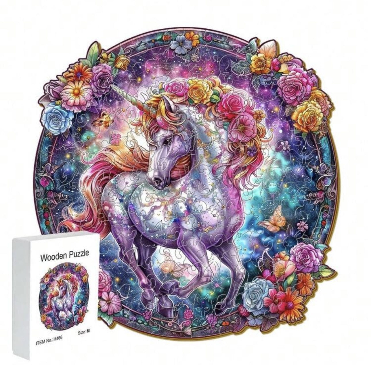 Unicorn, 28.5 x 28.5cm (L)