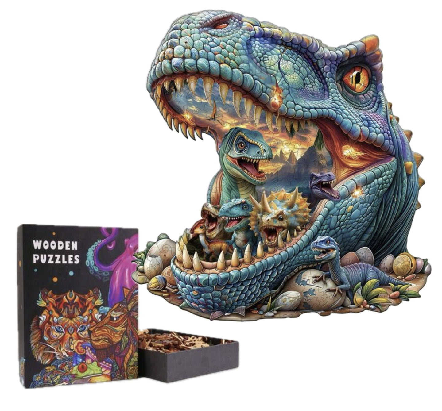Fantasy Dinosaurs, 29 x 28cm (L)