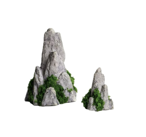 Resin Mountain Set 2, 2pcs