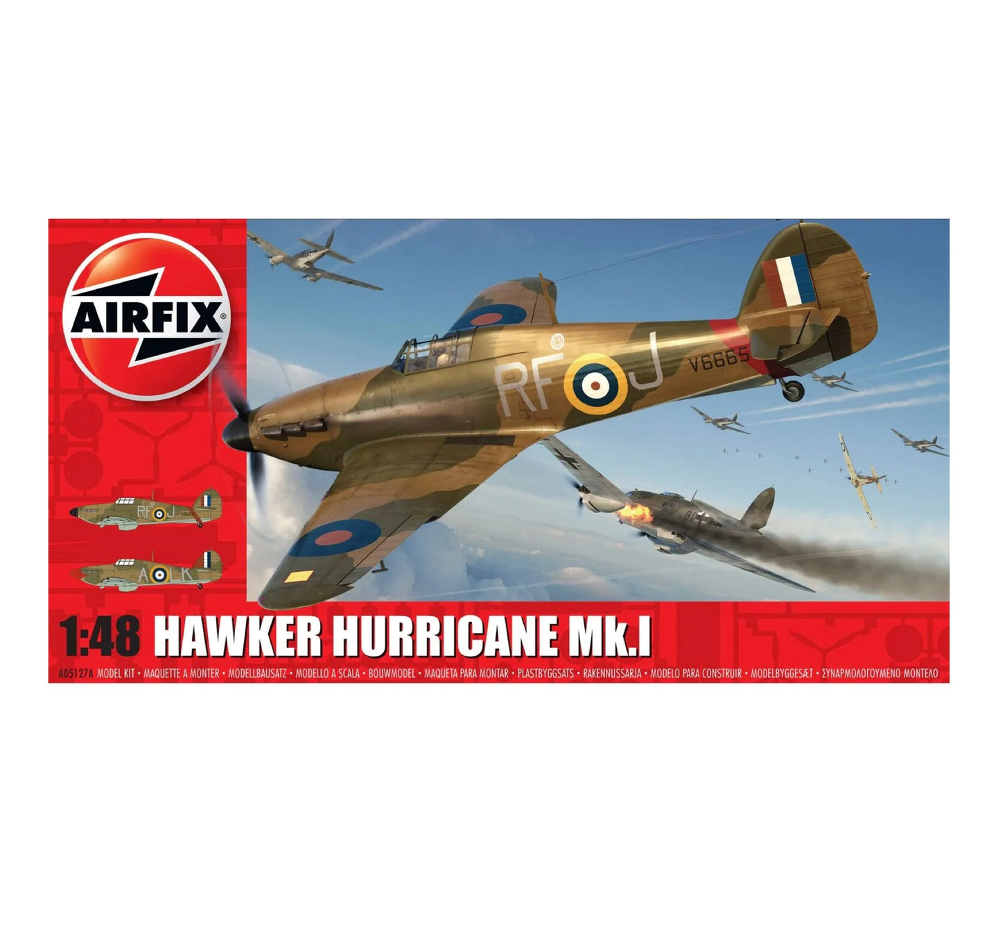 Airfix Hawker Hurricane Mk.I 1:48 Scale, A05127A