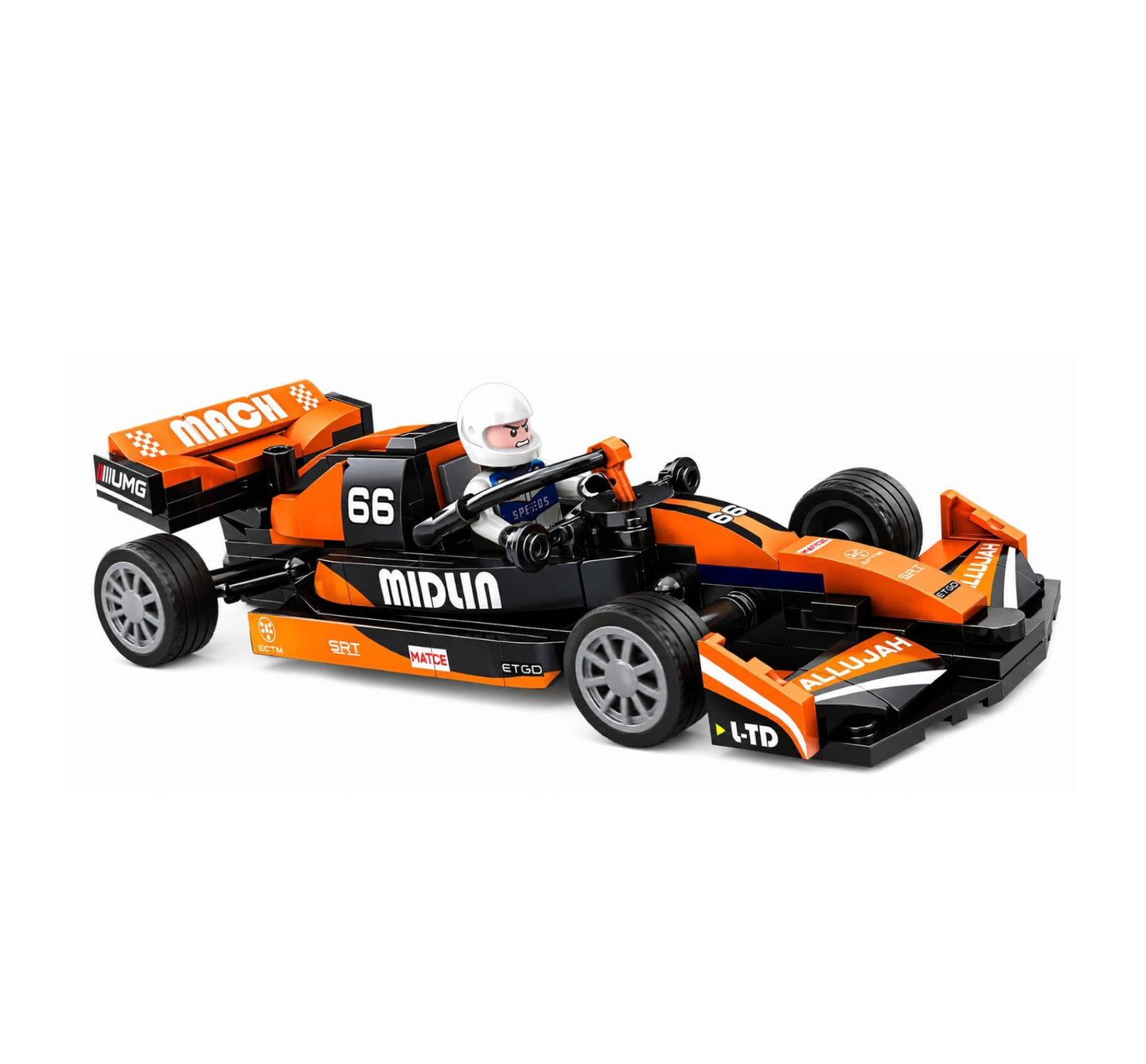 Jiqile Lego Orange Racing Car,  4519/04