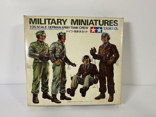 Tamiya MM119 Military Miniatures German Army Tank Crew, 1:35 Scale