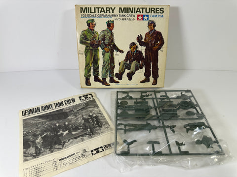 Tamiya MM119 Military Miniatures German Army Tank Crew, 1:35 Scale