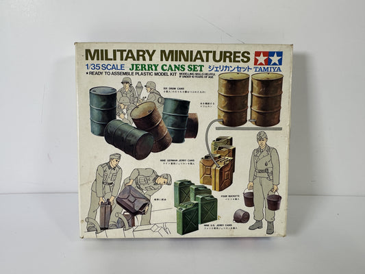 Tamiya 3526 Military Miniatures Jerry Cans Set, 1:35 Scale