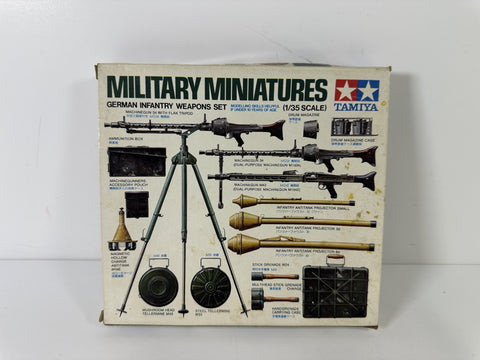 Tamiya 3611 Military Miniatures German Infantry Weapons Set, 1:35 Scale