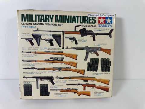 Tamiya 3611 Military Miniatures German Infantry Weapons Set, 1:35 Scale